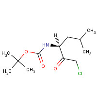 102123-85-3 BOC-LEU-CHLOROMETHYLKETONE chemical structure