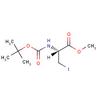 93267-04-0 BOC-BETA-IODO-ALA-OME chemical structure