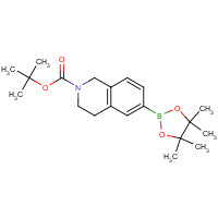893566-72-8 TERT-BUTYL 6-(4,4,5,5-TETRAMETHYL-1,3,2-DIOXABOROLAN-2-YL)-3,4-DIHYDROISOQUINOLINE-2(1H)-CARBOXYLATE chemical structure