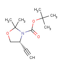 162107-48-4 (R)-2,2-Dimethyl-3-(N-Boc)-4-ethynyl-oxazolidine chemical structure