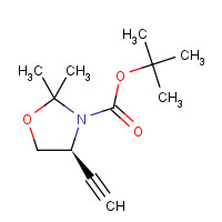 173065-16-2 (S)-2,2-Dimethyl-3-(N-Boc)-4-ethynyl-oxazolidine chemical structure