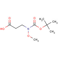 172299-81-9 N-Boc-N-methoxy-3-aminopropionic acid chemical structure