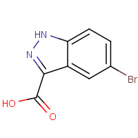 1077-94-7 5-BROMO-1H-INDAZOLE-3-CARBOXYLIC ACID chemical structure