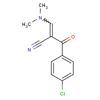 52200-16-5 2-[(DIMETHYLAMINO)METHYLENE]-3-(4-CHLOROPHENYL)-3-OXO-PROPANENITRILE chemical structure