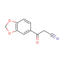 96220-14-3 3-(1,3-benzodioxol-5-yl)-3-oxopropanenitrile chemical structure