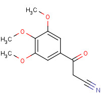 50606-35-4 3,4,5-TRIMETHOXYBENZOYLACETONITRILE chemical structure