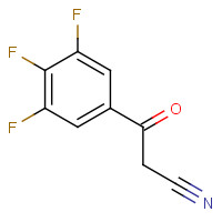 842140-50-5 3,4,5-TRIFLUOROBENZOYLACETONITRILE chemical structure