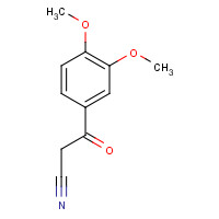 4640-69-1 3,4-DIMETHOXYBENZOYLACETONITRILE chemical structure