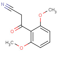 847951-47-7 2,6-DIMETHOXYBENZOYLACETONITRILE chemical structure