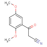 898787-03-6 2,5-DIMETHOXYBENZOYLACETONITRILE chemical structure