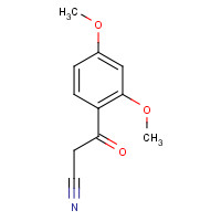 76569-43-2 2,4-DIMETHOXYBENZOYLACETONITRILE chemical structure