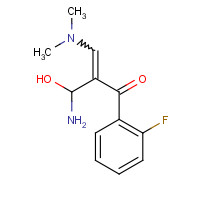 52200-14-3 3-(Dimethylamino)-2-(2-fluorobenzoyl)acrylonitrile chemical structure