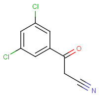 69316-09-2 3-(3,5-dichlorophenyl)-3-oxopropanenitrile chemical structure