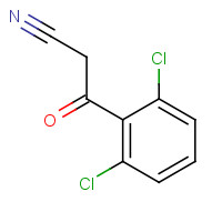 71463-50-8 3-(2,6-dichlorophenyl)-3-oxopropiononitrile chemical structure