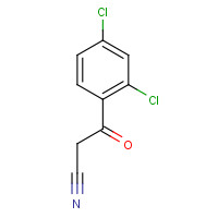 39528-61-5 3-(2',4'-DICHLOROPHENYL)-3-OXOPROPANENITRILE chemical structure