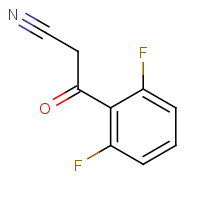 40017-76-3 3-(2',6'-DIFLUOROPHENYL)-3-OXOPROPANENITRILE chemical structure