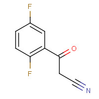 71682-96-7 2,5-DIFLUOROBENZOYLACETONITRILE chemical structure