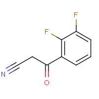 267880-87-5 2,3-Difluorobenzoylacetonitrile chemical structure