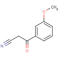 21667-60-7 3-Methoxybenzoylacetonitrile chemical structure
