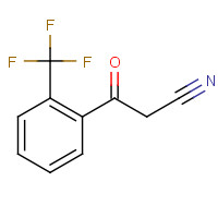 40018-10-8 2-TRIFLUOROMETHYLBENZOYLACETONITRILE chemical structure