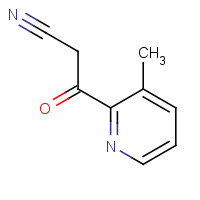 59718-85-3 3-(3-METHYLPYRIDIN-2-YL)-3-OXOPROPANENITRILE chemical structure