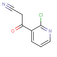 267881-10-7 2-CHLORO-BETA-OXO-3-PYRIDINEPROPANENITRILE chemical structure