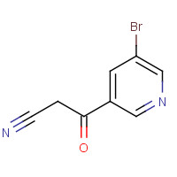887594-04-9 3-(5-BROMO-PYRIDIN-3-YL)-3-OXO-PROPIONITRILE chemical structure