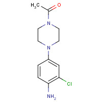 101970-41-6 4-(4-Acetyl-piperazin-1-yl)-2-chloroaniline chemical structure