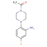 223513-02-8 2-(4-Acetyl-piperazin-1-yl)-5-fluoroaniline chemical structure
