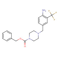 853297-17-3 4-(4-Cbz-piperazin-1-yl-methyl)-2-trifluoromethylaniline chemical structure