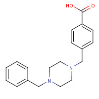 359801-19-7 4-(4-BENZYLPIPERAZIN-1-YLMETHYL)BENZOIC ACID chemical structure