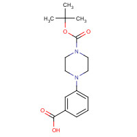 193818-13-2 3-[4-(tertbutoxycarbonyl)piperazin-1-yl]benzoic acid chemical structure