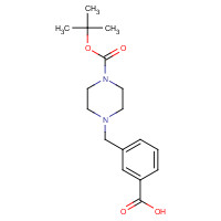 500013-38-7 3-[[4-(TERT-BUTOXYCARBONYL)PIPERAZIN-1-YL]METHYL]BENZOIC ACID chemical structure