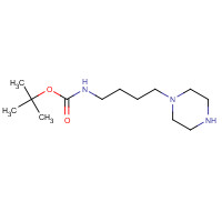 874831-61-5 1-(4-BOC-AMINOBUTYL)PIPERAZINE chemical structure