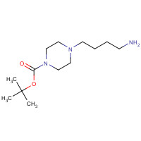 745048-07-1 1-BOC-4-(4-AMINOBUTYL)PIPERAZINE chemical structure