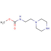 85608-08-8 Carbamic acid,[2-(1-piperazinyl)ethyl]-,methyl ester (9CI) chemical structure