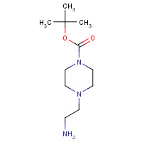 192130-34-0 4-(2-AMINO-ETHYL)-PIPERAZINE-1-CARBOXYLIC ACID TERT-BUTYL ESTER chemical structure