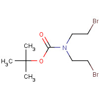 159635-50-4 N-Boc-N,N-bis(2-bromoethyl)amine chemical structure