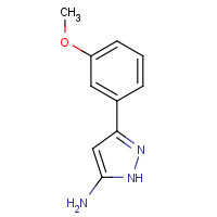 96799-04-1 5-(3-METHOXY-PHENYL)-2H-PYRAZOL-3-YLAMINE chemical structure