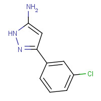 208519-09-9 3-(3-CHLOROPHENYL)-1H-PYRAZOL-5-AMINE chemical structure