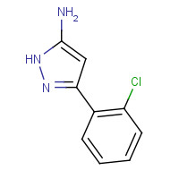 126520-01-2 3-(2-CHLOROPHENYL)-1H-PYRAZOL-5-AMINE chemical structure