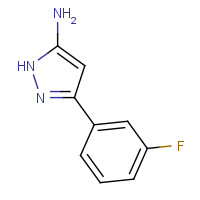 766519-89-5 5-(3-FLUORO-PHENYL)-2H-PYRAZOL-3-YLAMINE chemical structure