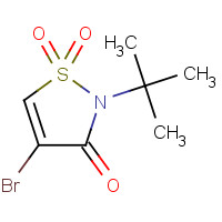 126623-65-2 4-Bromo-2-tert-butyl-1,1-dioxo-1,2-dihydroisothiazol-3-one chemical structure