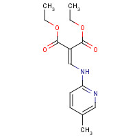 19056-89-4 ((5-METHYL-2-PYRIDINYLAMINO)METHYLENE)MALONIC ACID DIETHYL ESTER chemical structure