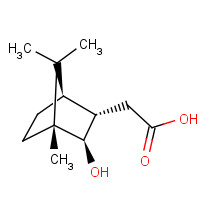 81925-04-4 (-)-ISOBORNEOLACETIC ACID chemical structure