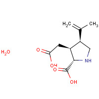 58002-62-3 KAINIC ACID 2-CARBOXY-3-CARBOXYMETHYL-4-ISOPROPENYLPYRROLIDINE chemical structure