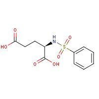 20531-37-7 (R)-(-)-N-(PHENYLSULPHONYL)GLUTAMIC ACID chemical structure