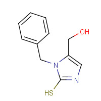 98412-23-8 (1-BENZYL-2-SULFANYL-1H-IMIDAZOL-5-YL)METHANOL chemical structure