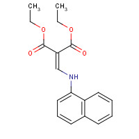 131775-94-5 (1-NAPHTHYLAMINOMETHYLENE)MALONIC ACID DIETHYL ESTER chemical structure
