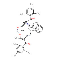 212250-92-5 (1R,2R)-N,N'-BIS[3-OXO-2-(2,4,6-TRIMETHYLBENZOYL)BUTYLIDENE]-1,2-DIPHENYLETHYLENEDIAMINATO COBALT(II) chemical structure